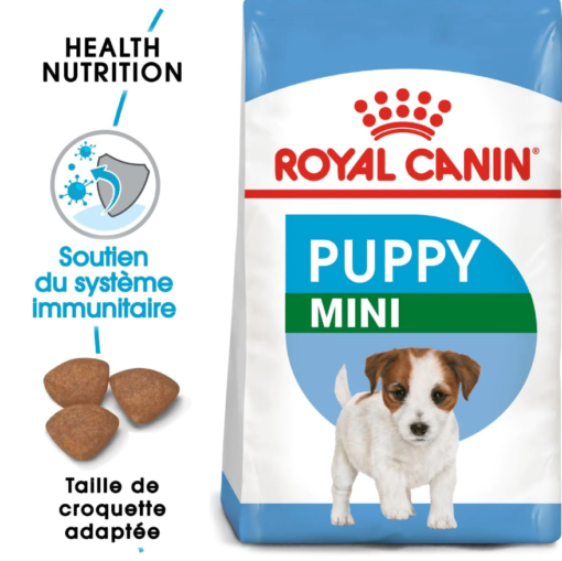 Royal Canin Mini Puppy Croquettes Chiots Petites Races – Alimentation Complète pour Croissance Saine, Digestion Facile et Pelage Soyeux