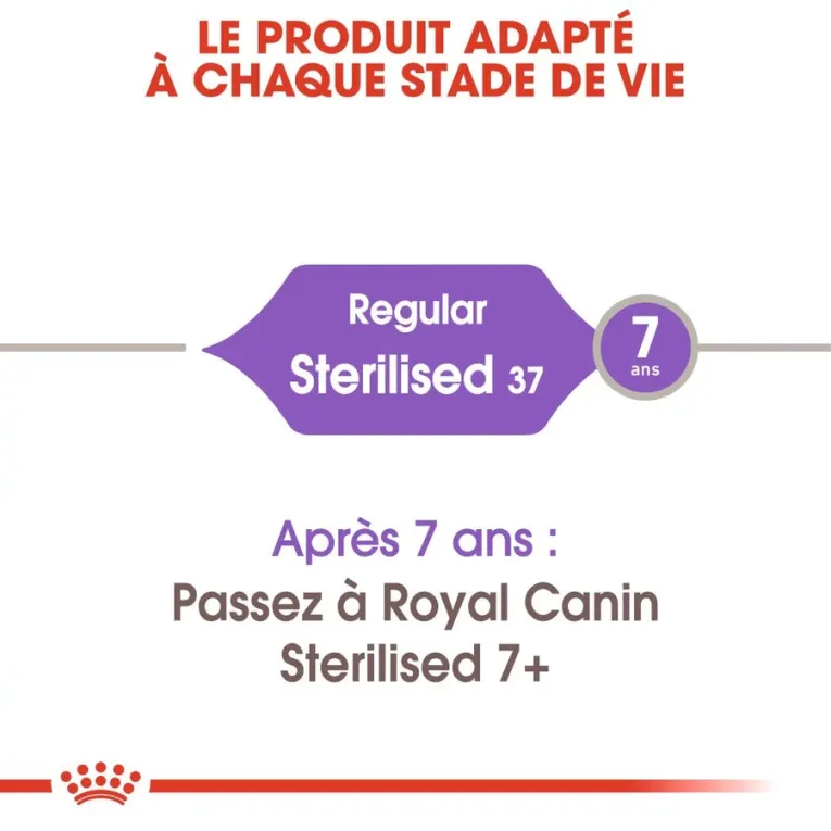 Royal Canin pour Chat Stérilisé STERILISED 37 santé urinaire castré