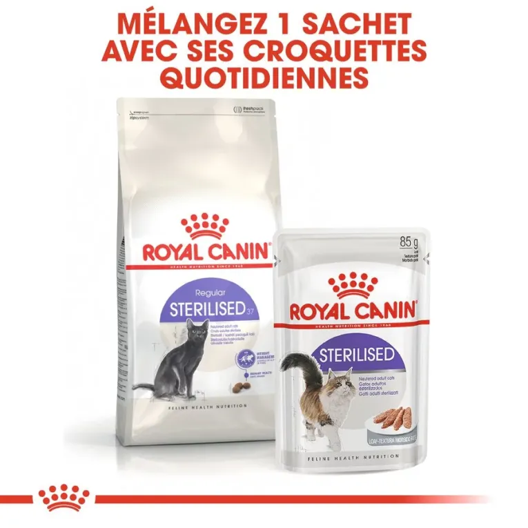Royal Canin pour Chat Stérilisé STERILISED 37 santé urinaire castré