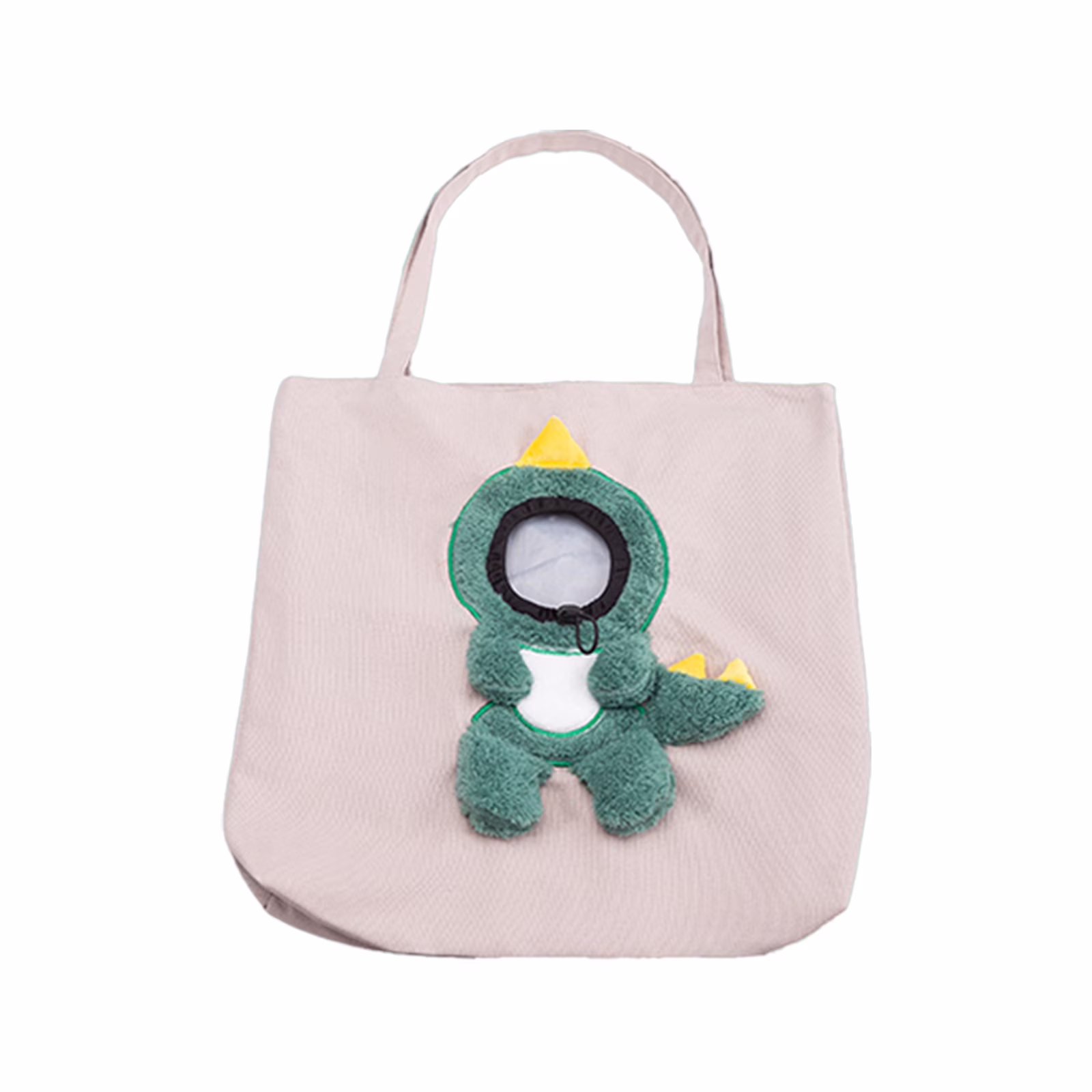 Sac de Transport pour Chat et Petit Chien en Toile Respirante – Sac Cabas Portable Motif Dinosaure avec Poche de Rangement