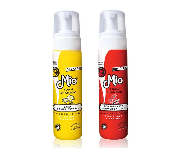 Shampooing Sec Mio pour Chat et Chien à l’Huile d’Argan