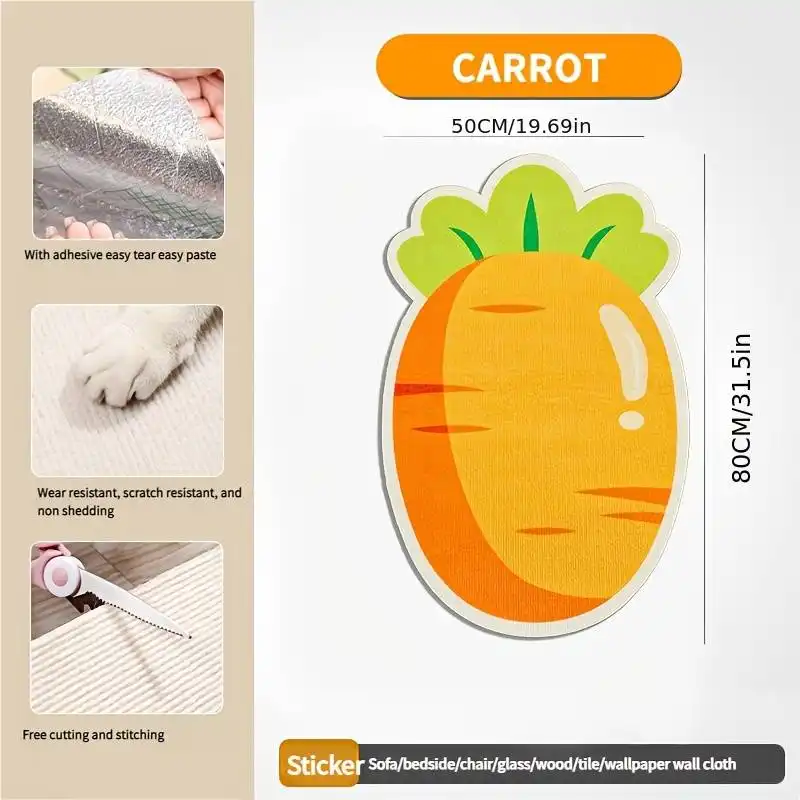 Tapis Griffoir Mural pour Chat Auto-Adhésif | Protection Canapé, Meubles et Murs Résistante