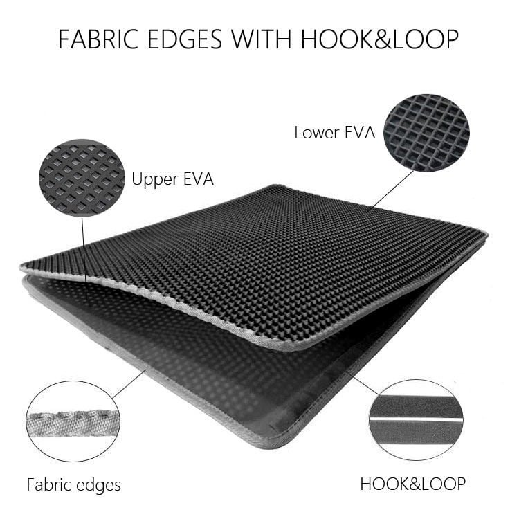 Tapis Trappeur De Litière pour Chat imperméable Double couche