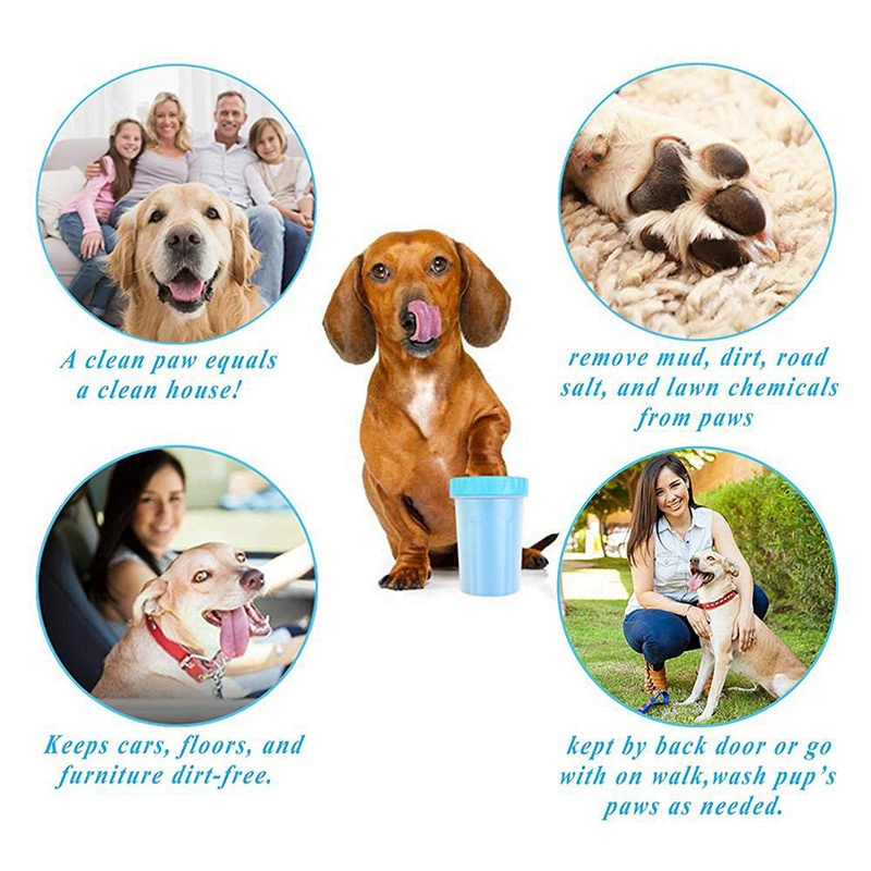 Tasse de nettoyage de pattes de Chiens