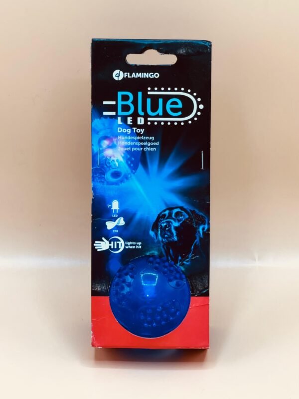 Balle Bordy avec LED, Bleu