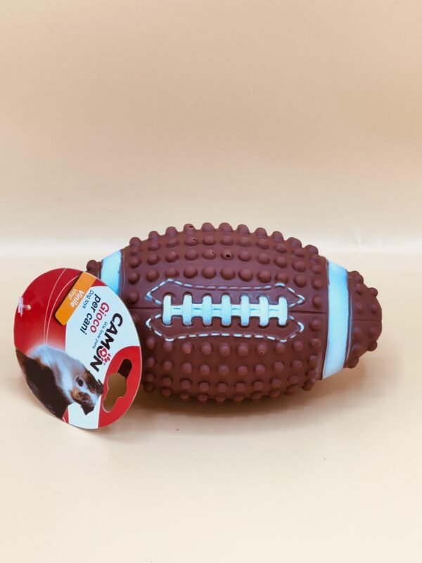 Ballon de Rugby en Vinyle pour Chien