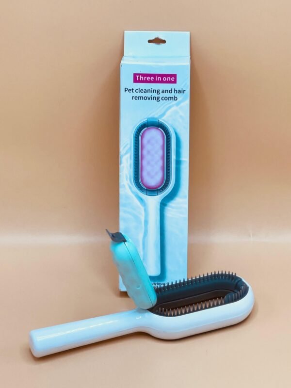 Brosse de Toilettage pour Animaux, Idéale pour Chats et Chiens à Poils Courts ou Longs – Peigne de Massage et Démêlage en Silicone