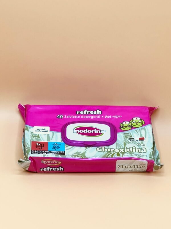 Lingettes PET100106 à la chlorhexidine – 2 x 40 unités – Image 2