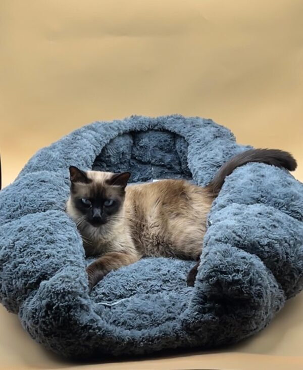 LIT EN COTON  PP ET POLAIRE POUR CHAT ET CHIENS – Image 3