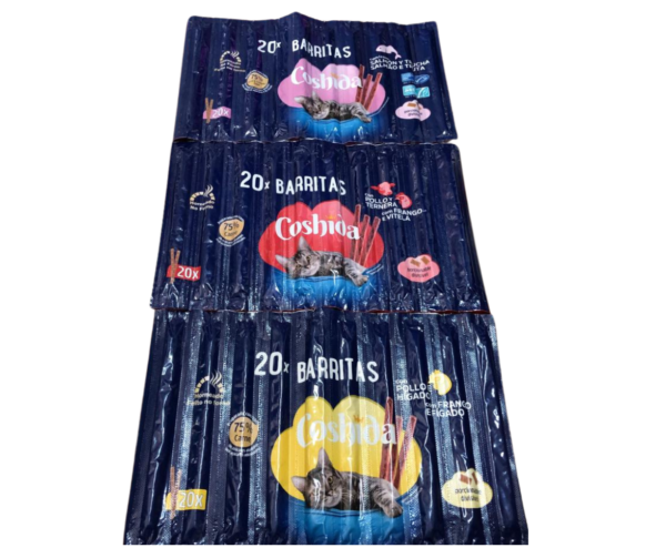  Coshida Barritas – Bâtonnets Tendres pour Chat (20 pièces)