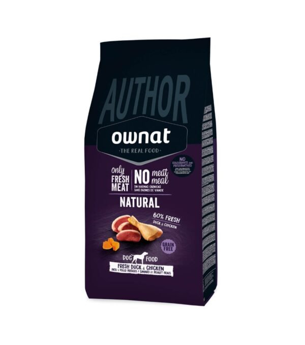  Ownat Author Fresh Duck & Chicken – Pour Chien Adulte 10kg-3kg