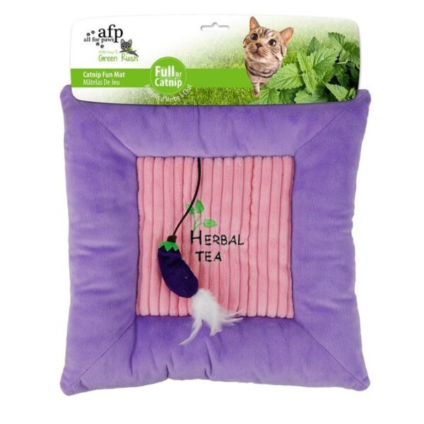 AFP tapis  Herbal Tea – Coussin à l’Herbe à Chat avec Jouet Intégré – Image 3